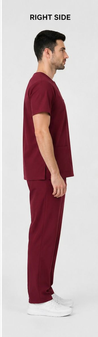 heal wear blood red scrub II unisex