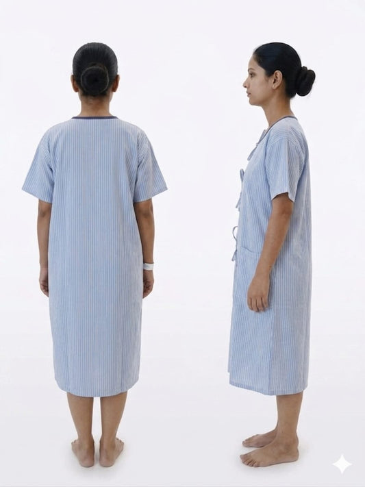 heal wear female patient gown II comfort and cozy