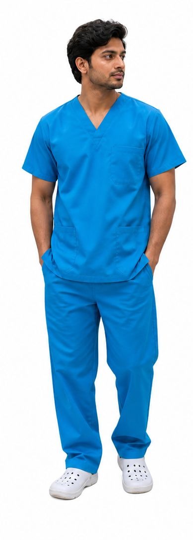 Heal Wear sky blue scrub | unisex scrub .