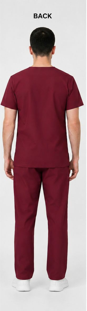 heal wear blood red scrub II unisex
