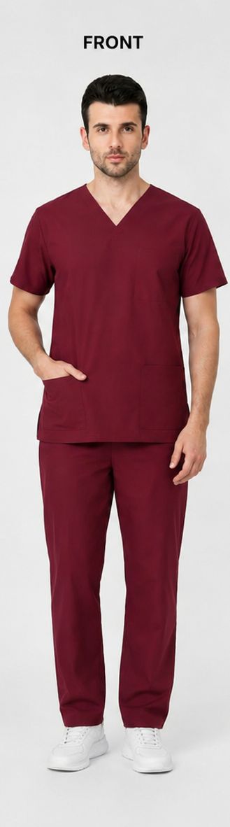 heal wear blood red scrub II unisex