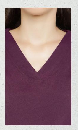 heal wear wine purple female scrub|premium quality