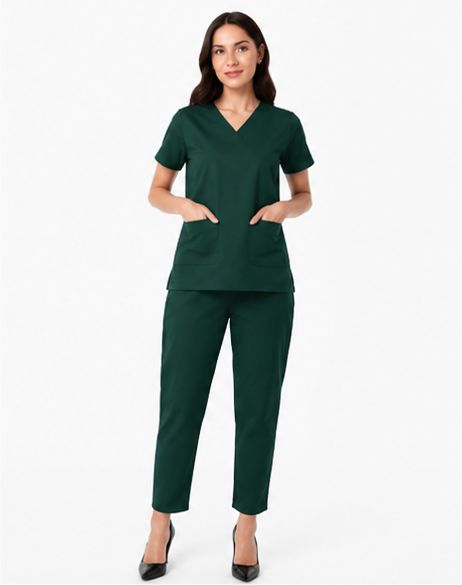 heal wear bottle green female scrub || premium quality