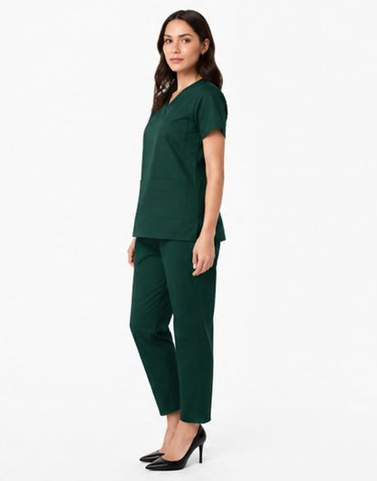 heal wear bottle green female scrub || premium quality